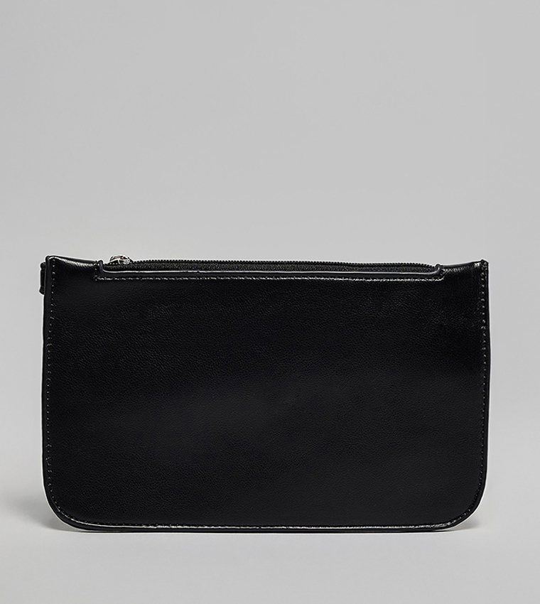 Quilted Shoulder Bag with Pouch