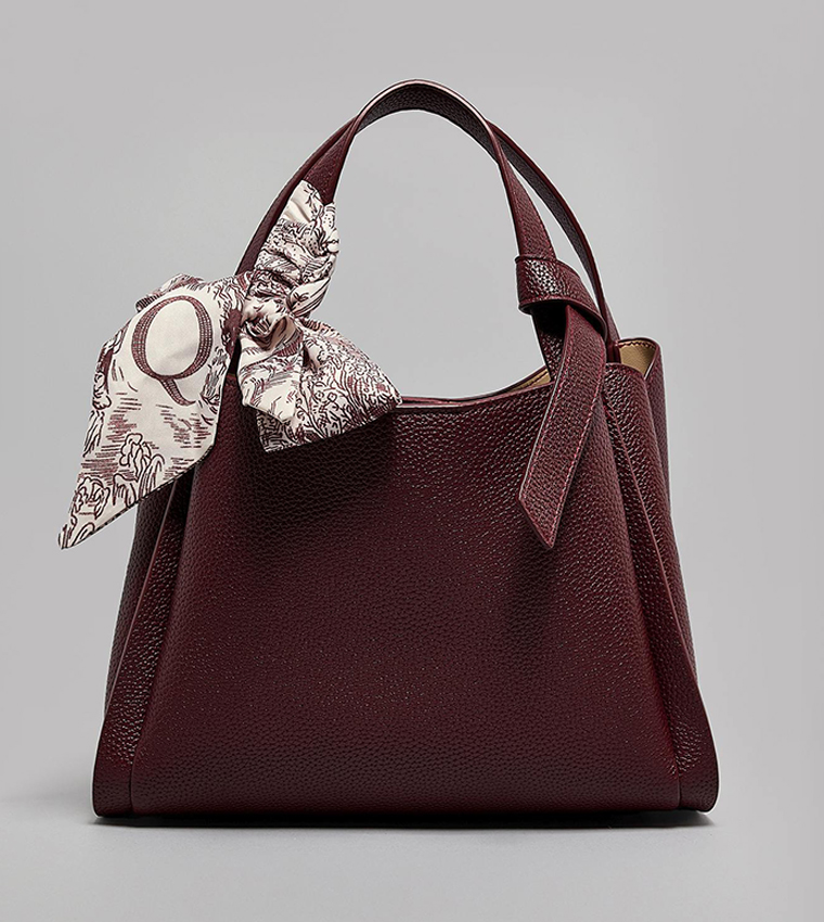 Textured Shoulder Bag