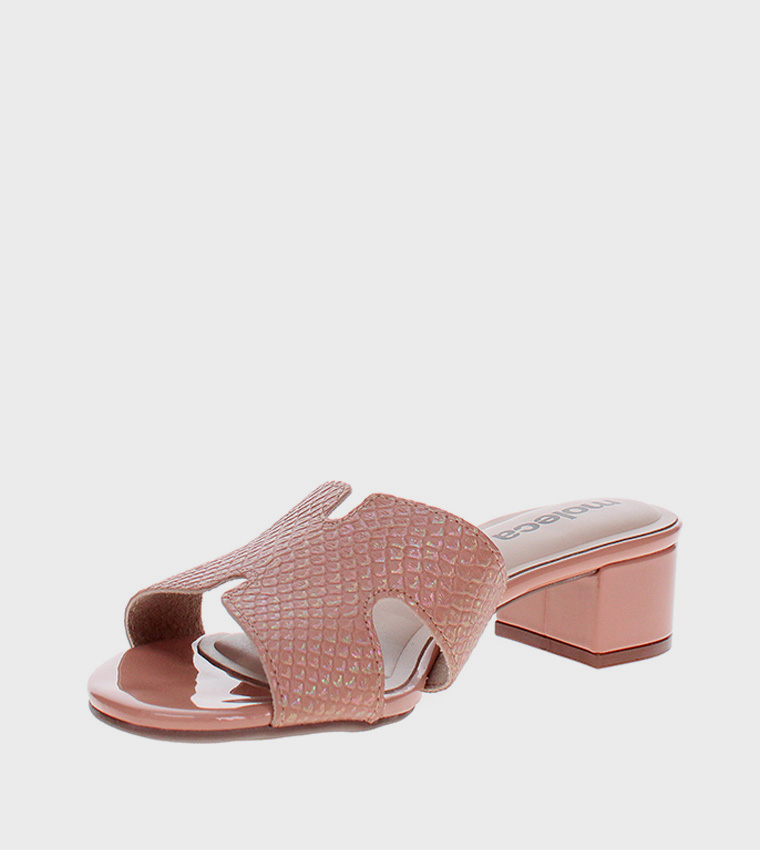 Moleca  Heels - Nude Heels