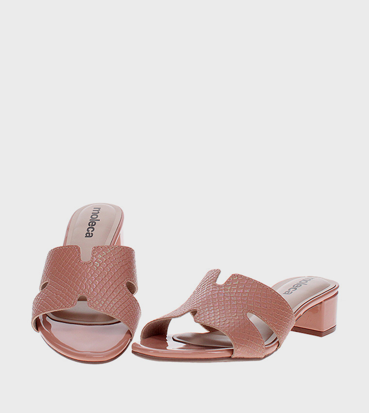 Moleca  Heels - Nude Heels
