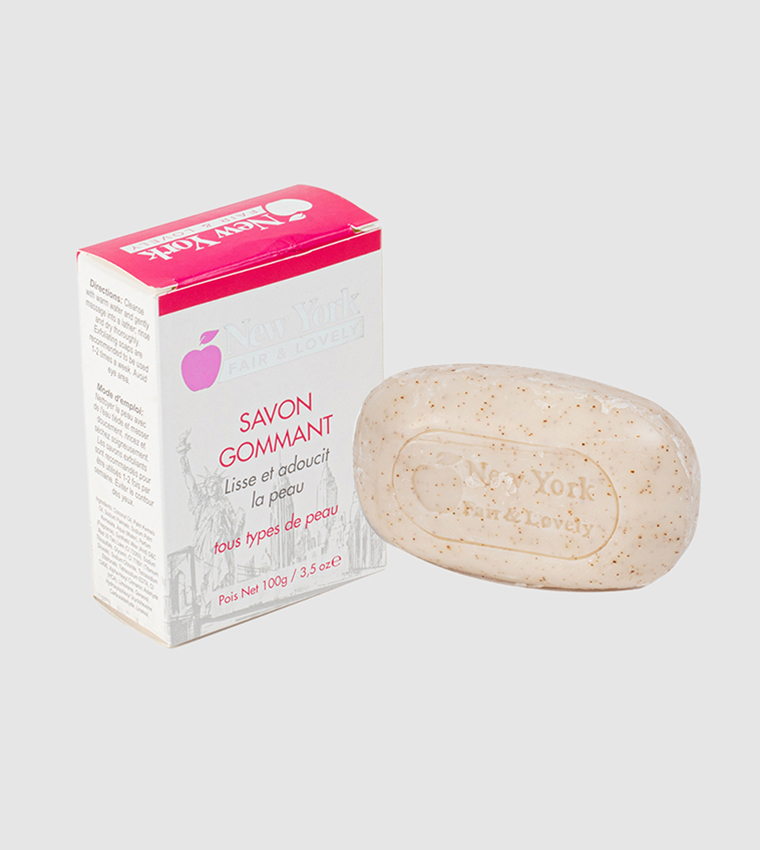 New York Fair & Lovely Exfoliating Soap, 100 ml