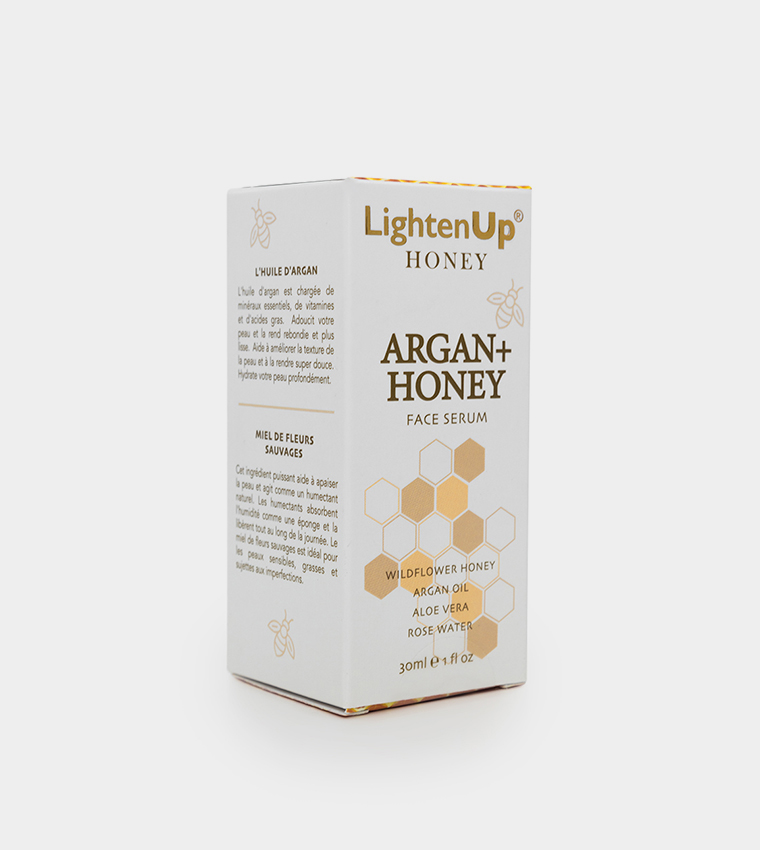 Honey Argan + Honey Lightening Face Serum, 30ml