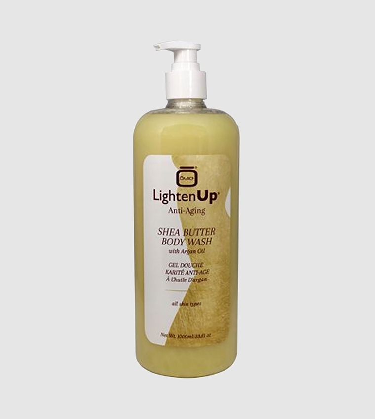 Omic Lighten Up Anti-Aging Shea Butter Body Wash With Argan Oil, 1000 ml