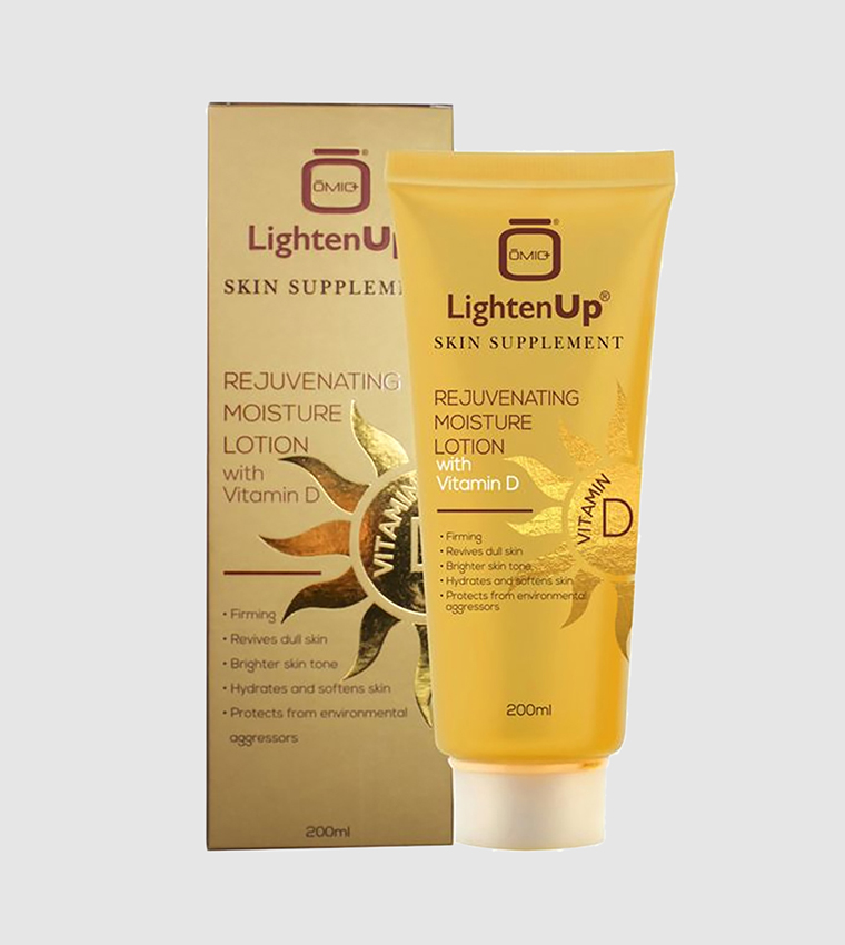 Omic Lighten Up Rejuvenating Moisture Lotion With Vitamin D, 200 ml