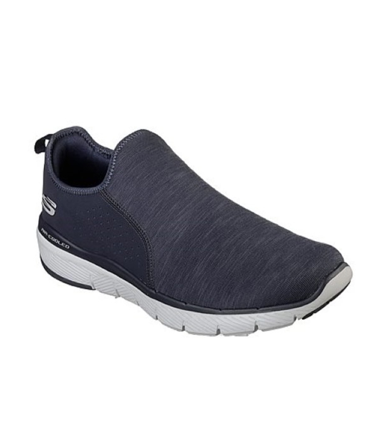 skechers navy flex advantage 3.0 trainers