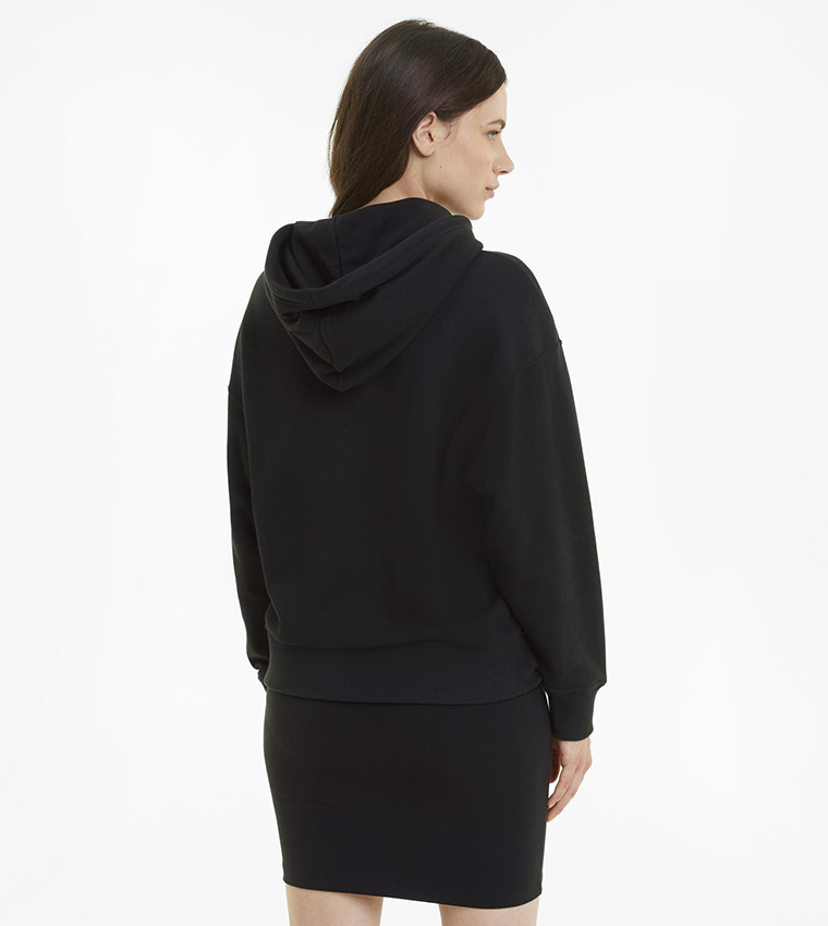 Logo Printed Long Sleeves Hoodie