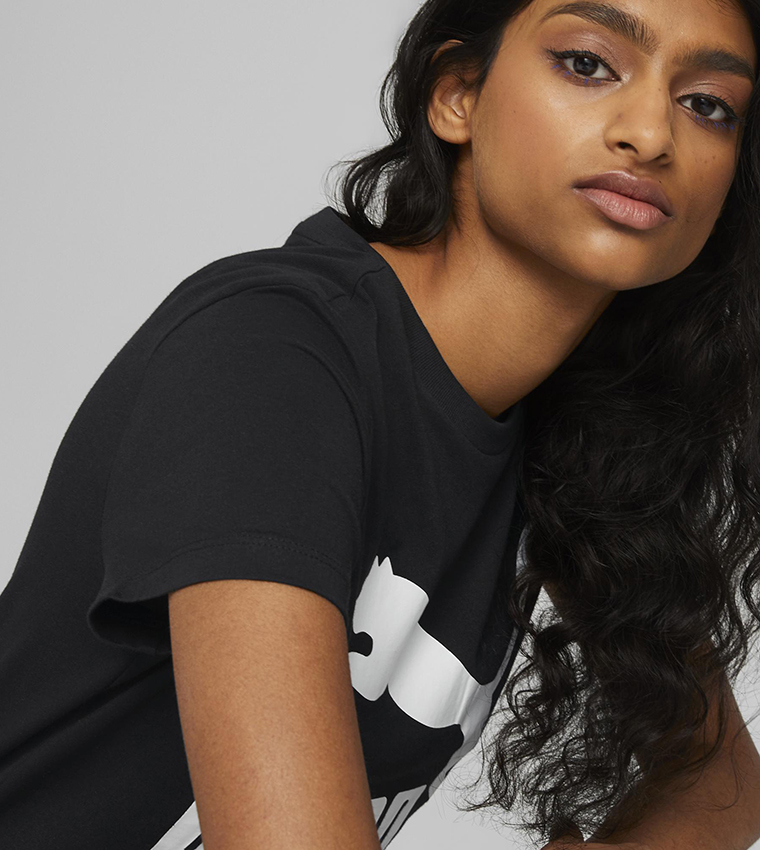 Logo Printed Crew Neck Active T-Shirt