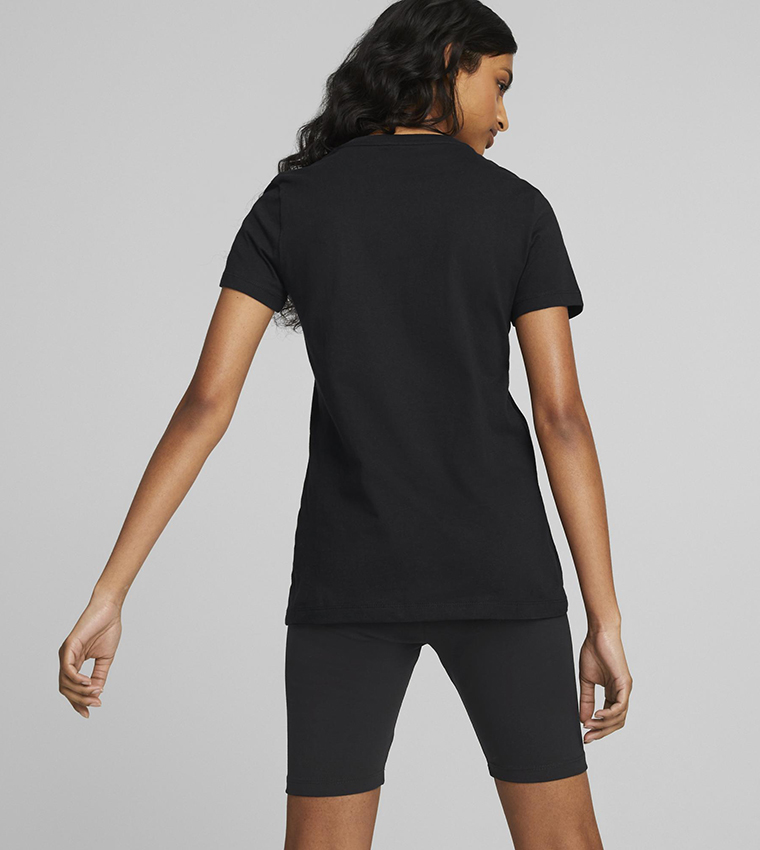 Logo Printed Crew Neck Active T-Shirt