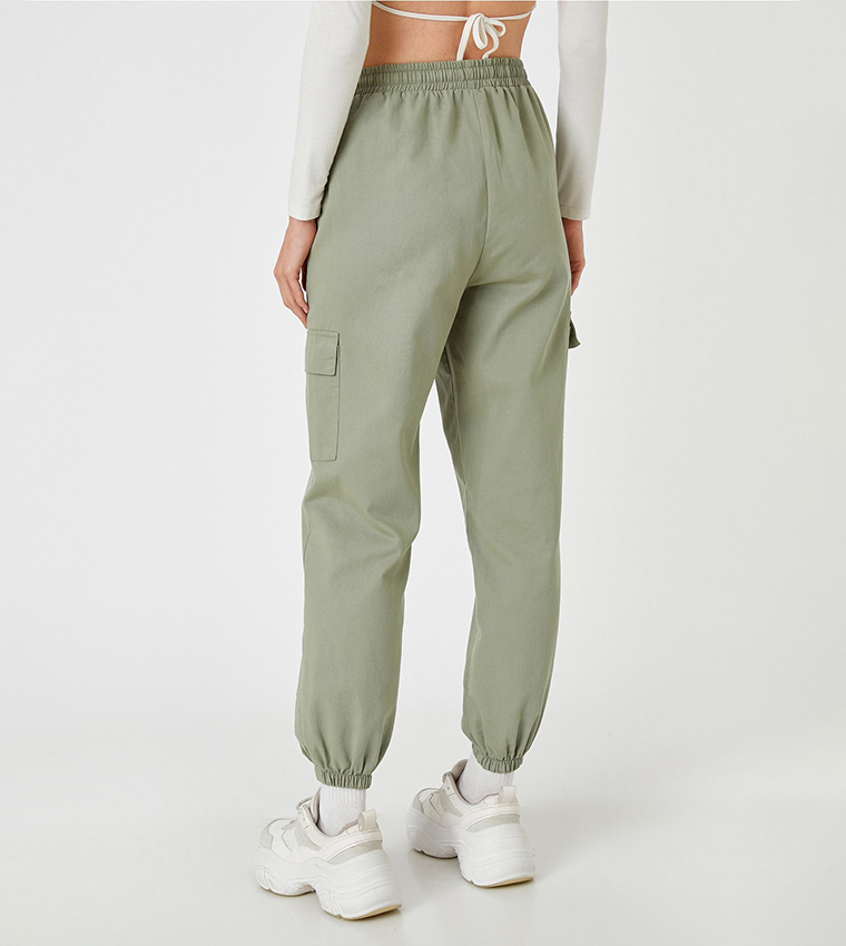 Drawstring Waist Jogger Pants