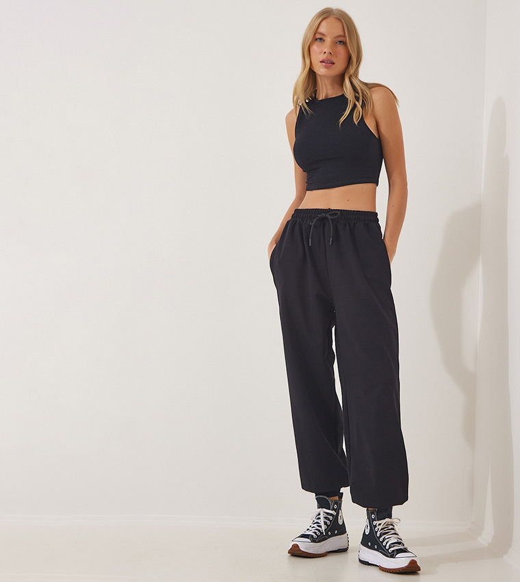 Wide Leg Casual Sweatpants