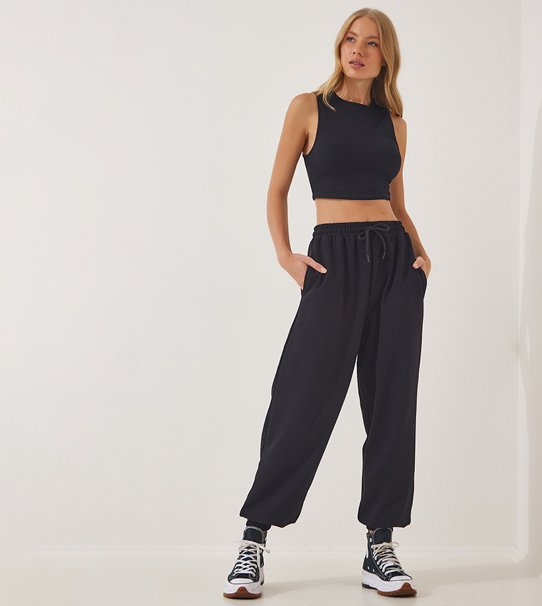 Wide Leg Casual Sweatpants