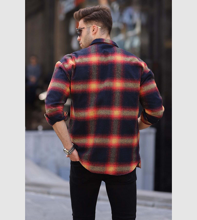 Plaid Long Sleeves Shirt