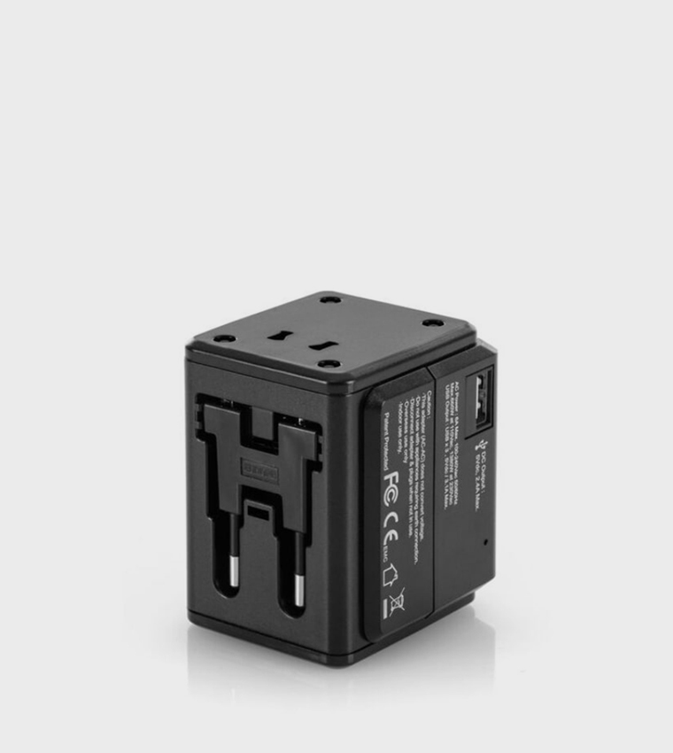 Universal Travel Adapter, 3 USB Slots
