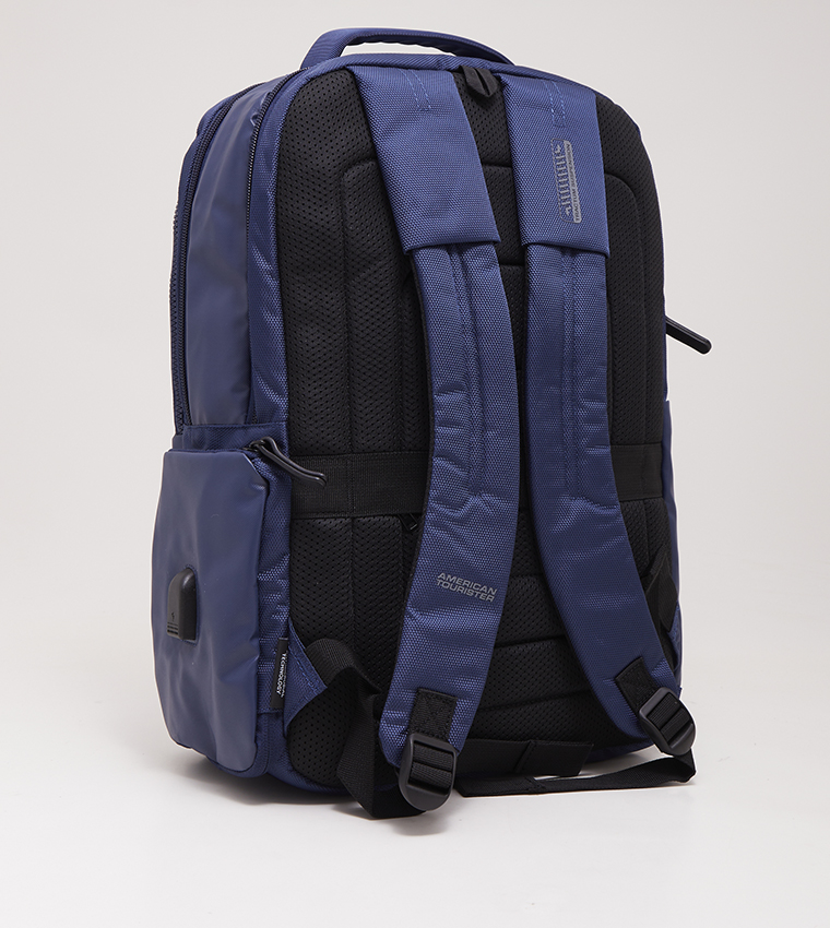 Buy American Tourister Zork Logo Detailed Backpack In Navy