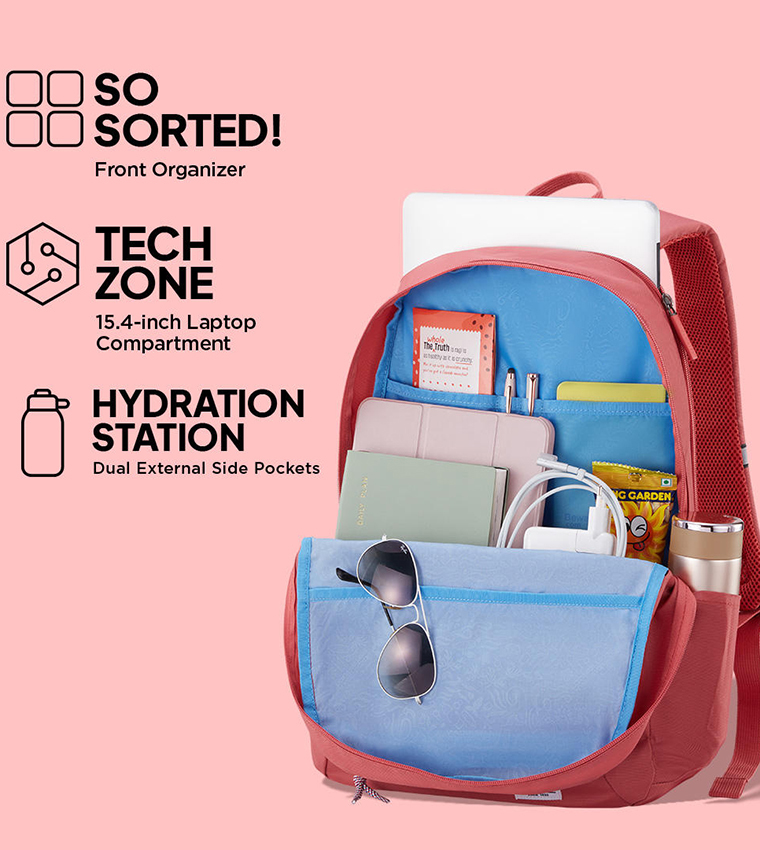 Braydon Zippered Backpack, 22L