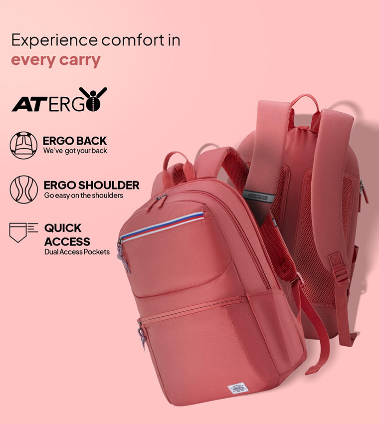 Braydon Zippered Backpack, 22L