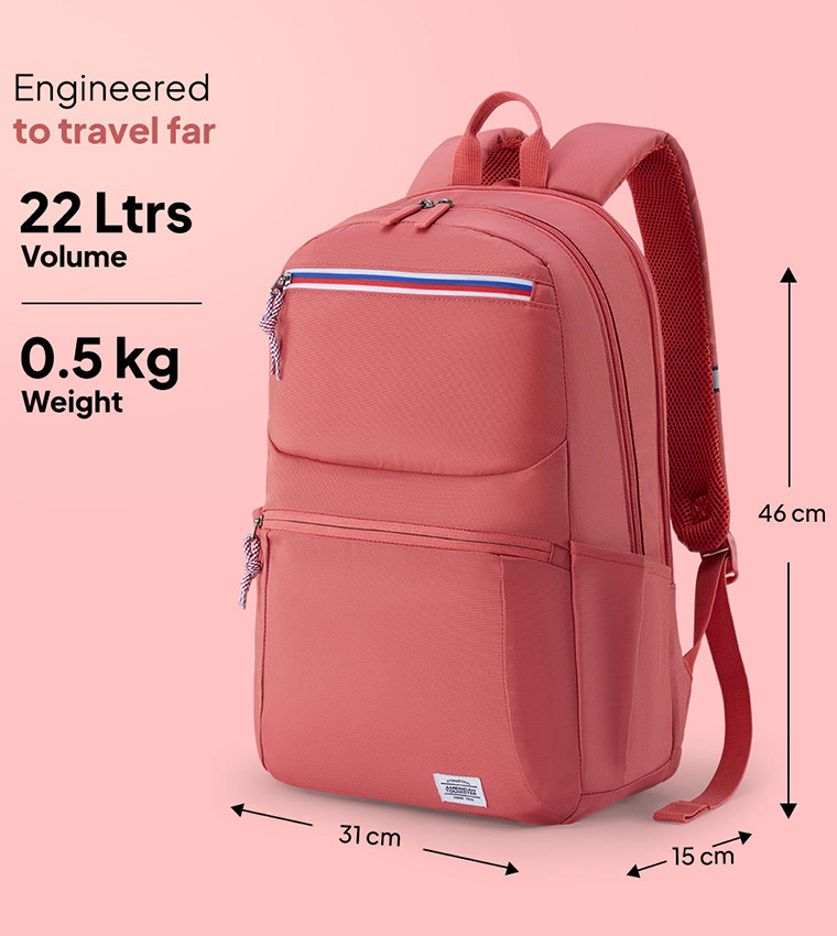 Braydon Zippered Backpack, 22L