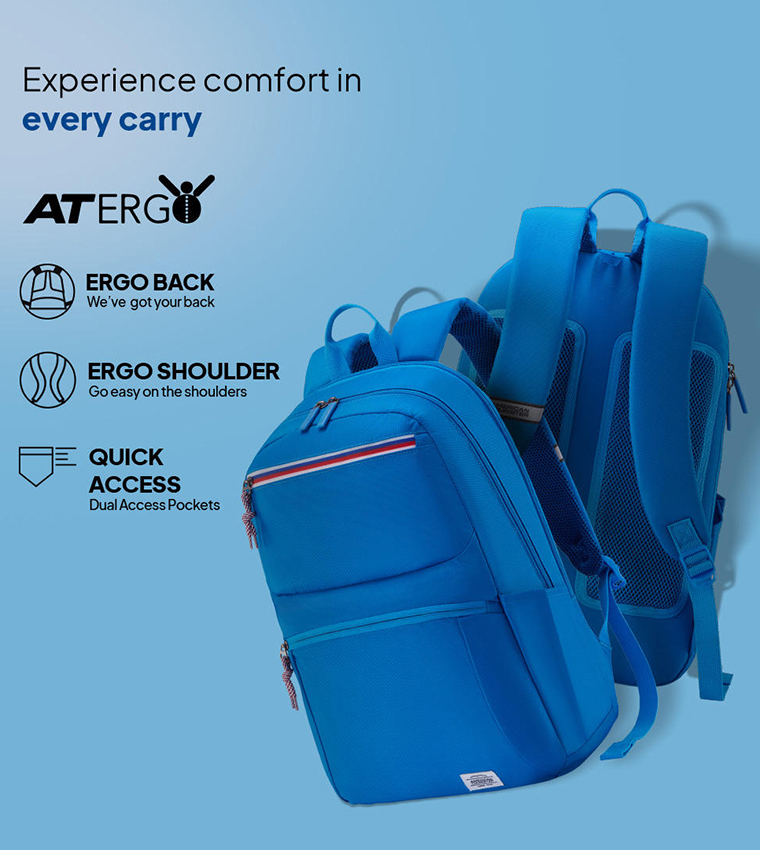 Braydon Zippered Backpack, 22L