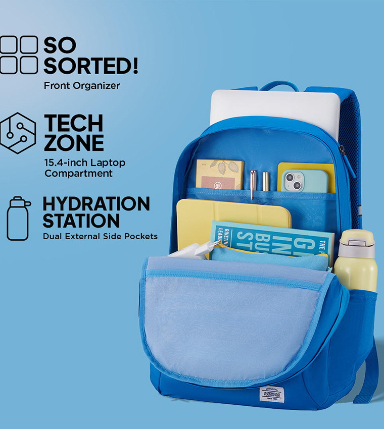 Braydon Zippered Backpack, 22L