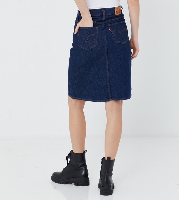 Buy Levi s Classic Skirt Blue In Blue 6thStreet Saudi Arabia