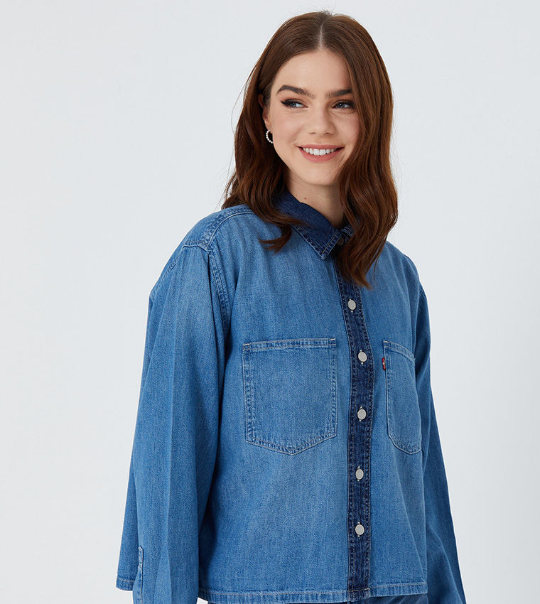 levi's maple utility shirt