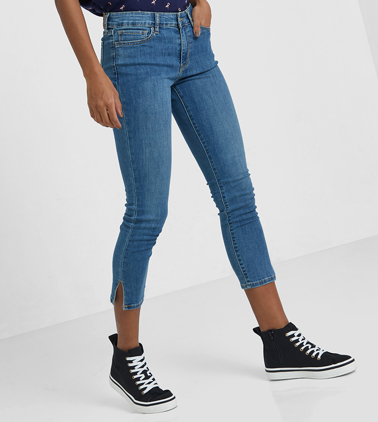 Levi's skinny cropped jeans hotsell