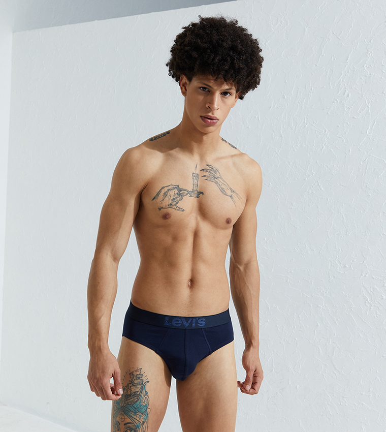 Buy Levi's Comfort Briefs Pack Of 2 In Blue | 6thStreet Qatar
