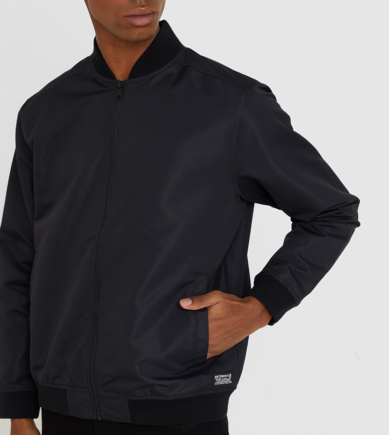 Levis black bomber sales jacket