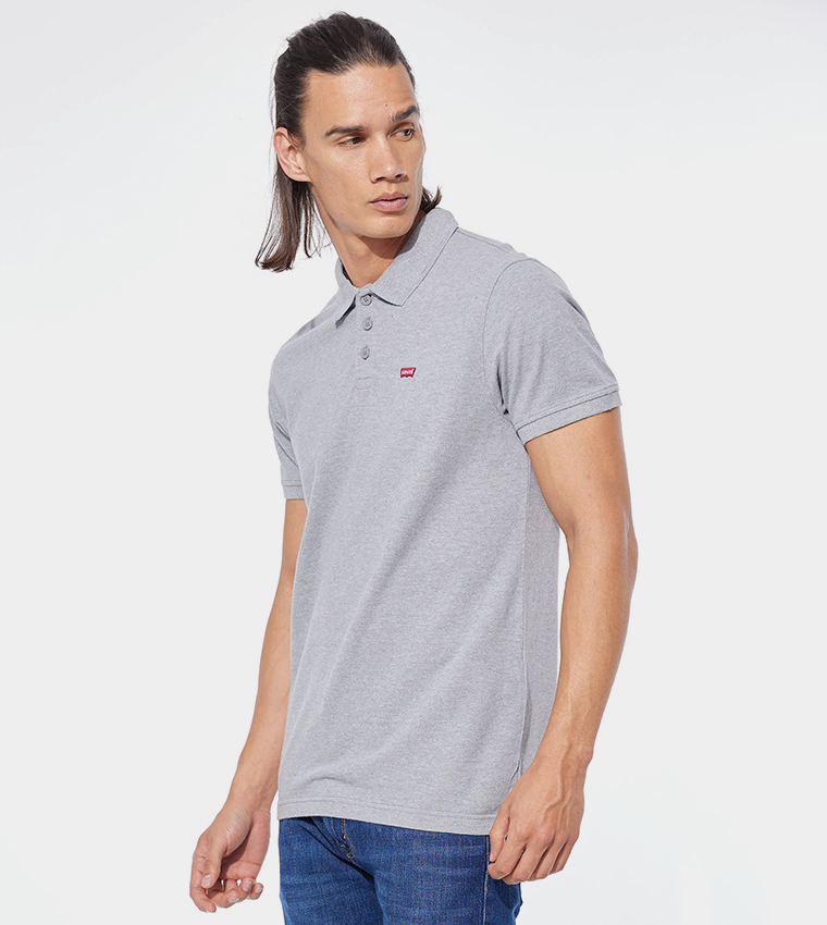 Logo Detail Housemark Polo T-Shirt