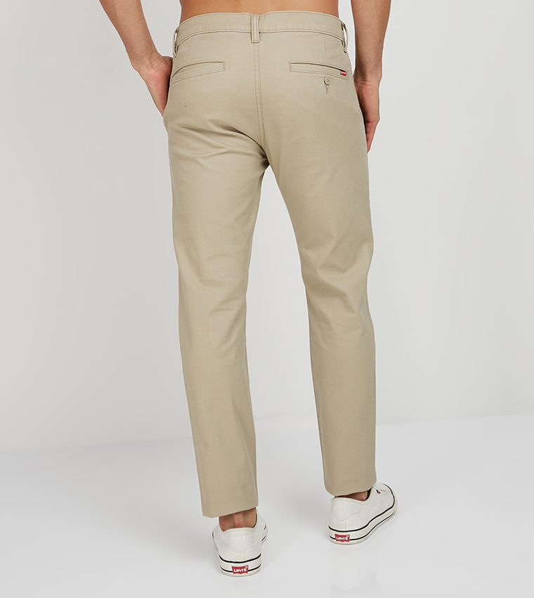 Slim Tapered Fit Mid-Rise Chino Pants