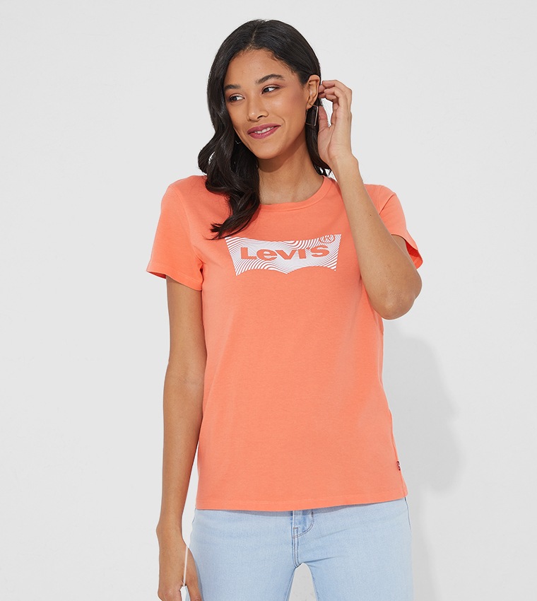 Levi's orange t shirt best sale