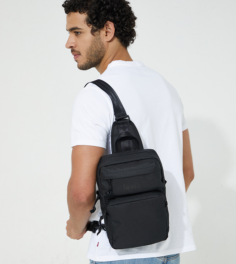 Buy Levi's Sling Backpack In Black | 6thStreet Qatar