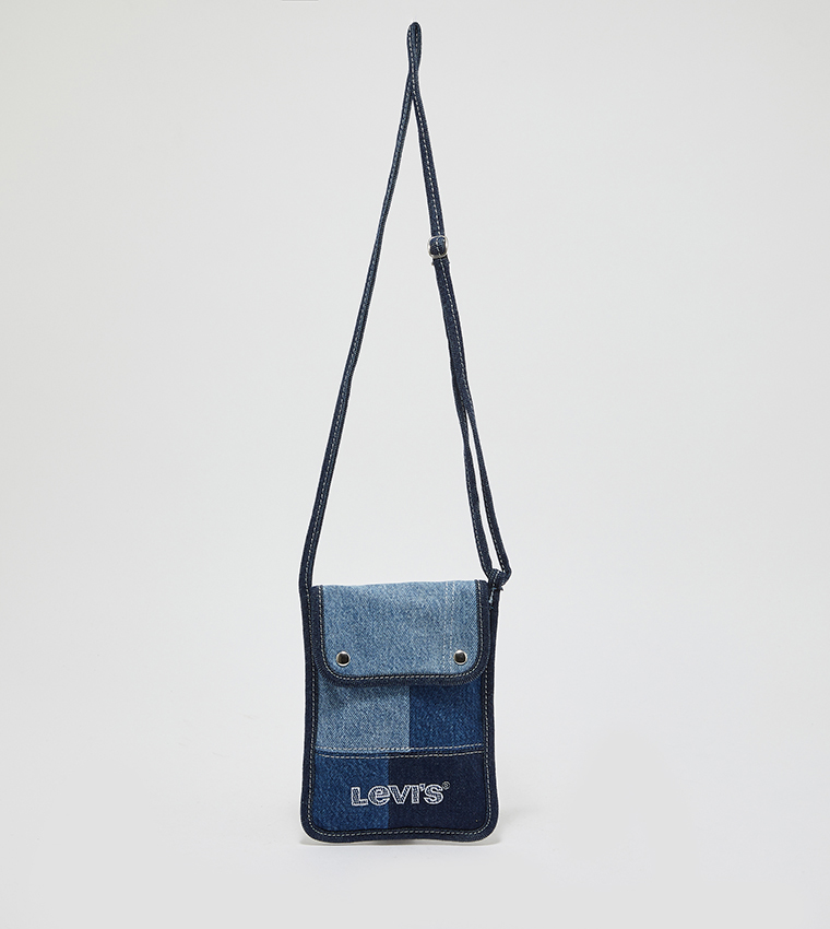 Buy Levi's Patchwork Lanyard Bag In Blue | 6thStreet Kuwait