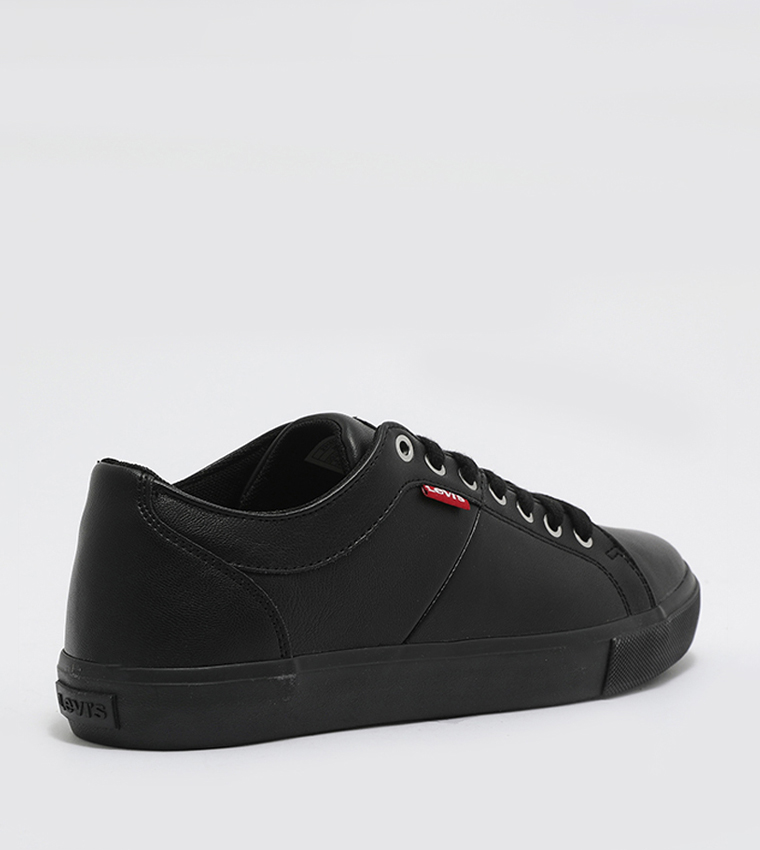 Buy Levi's Basic Mid Top Sneakers In Black | 6thStreet UAE