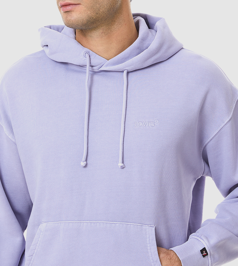 Red Tab Solid Hoodie