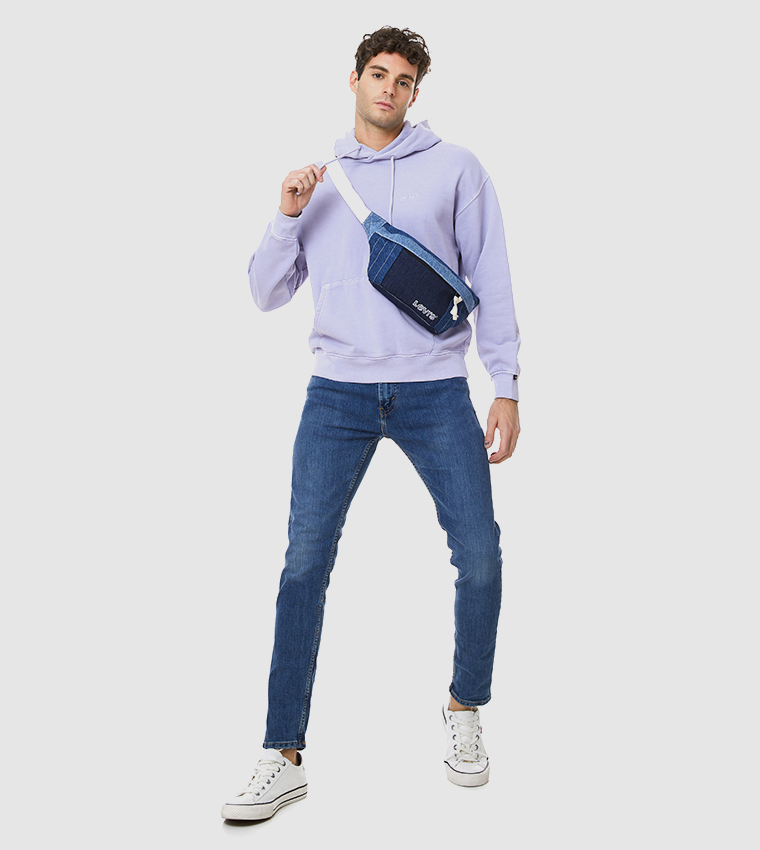 Red Tab Solid Hoodie