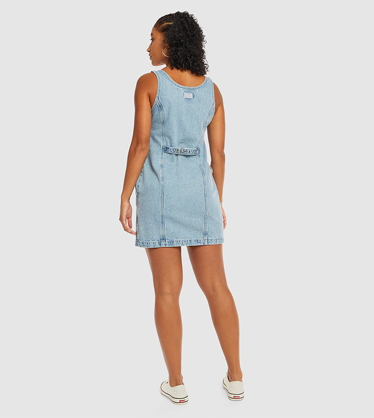 knee length dresses for ladies LEVI'S Tuli Denim Mini Dress – Frugal Chic main image 1