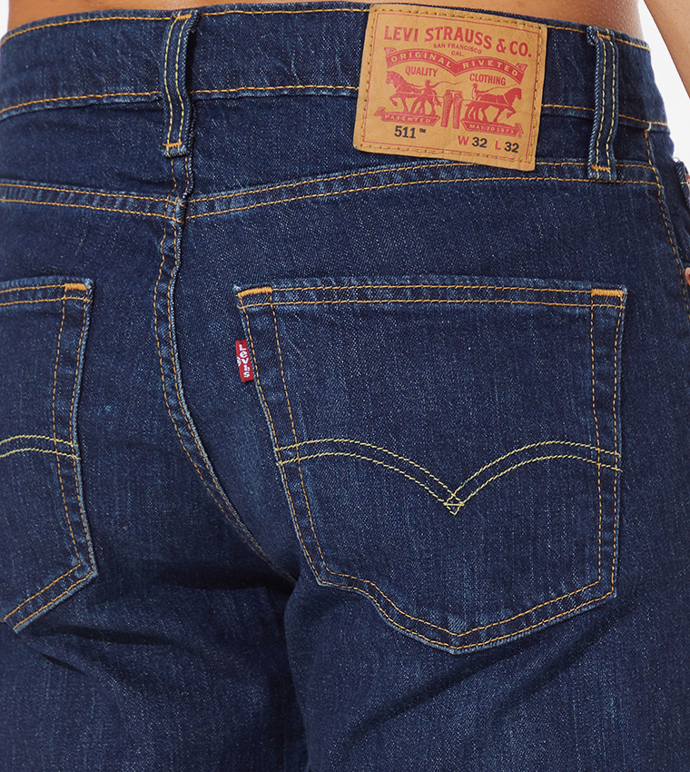 Buy Levi's 511 Mid Rise Slim Fit Jeans In Indigo | 6thStreet Saudi Arabia