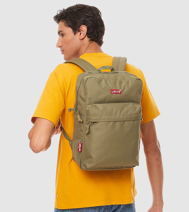Buy Levi's L Pack Standard Issue Backpack In Green | 6thStreet Oman