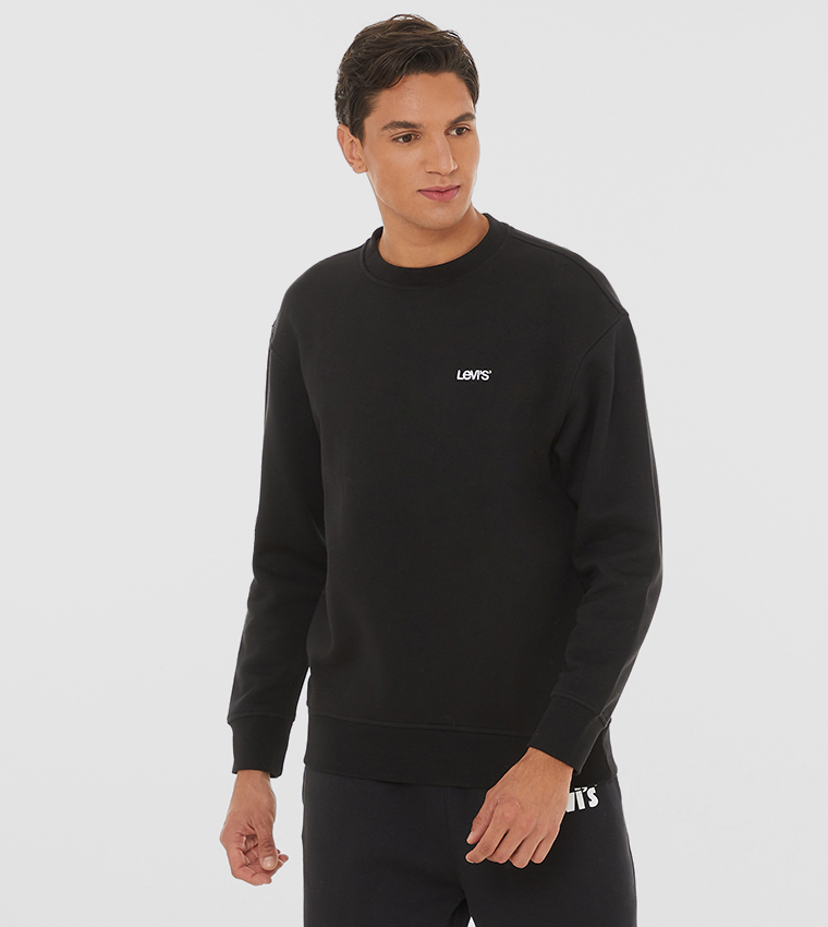 Black on sale levi sweatshirt