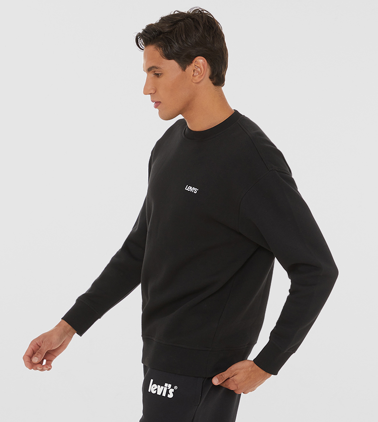 Buy Levi's Seasonal Logo Printed Sweatshirt In Black | 6thStreet UAE