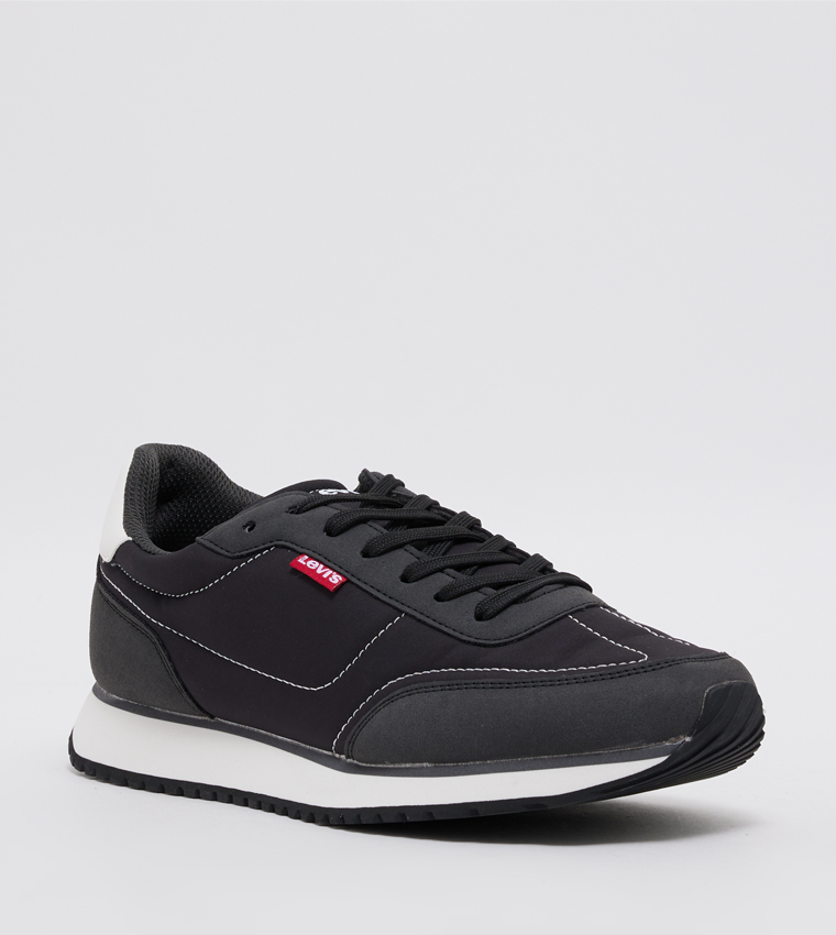 Logo Detail Lace-Up Sneakers