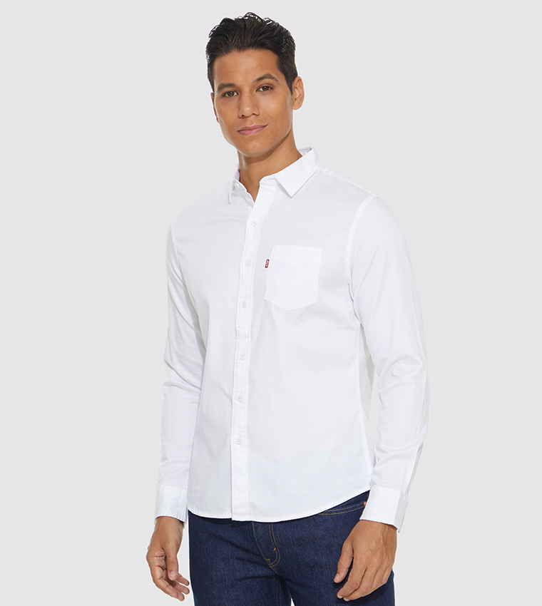 Buy Levi's Classic 1 Pocket Shirt In White | 6thStreet Saudi Arabia