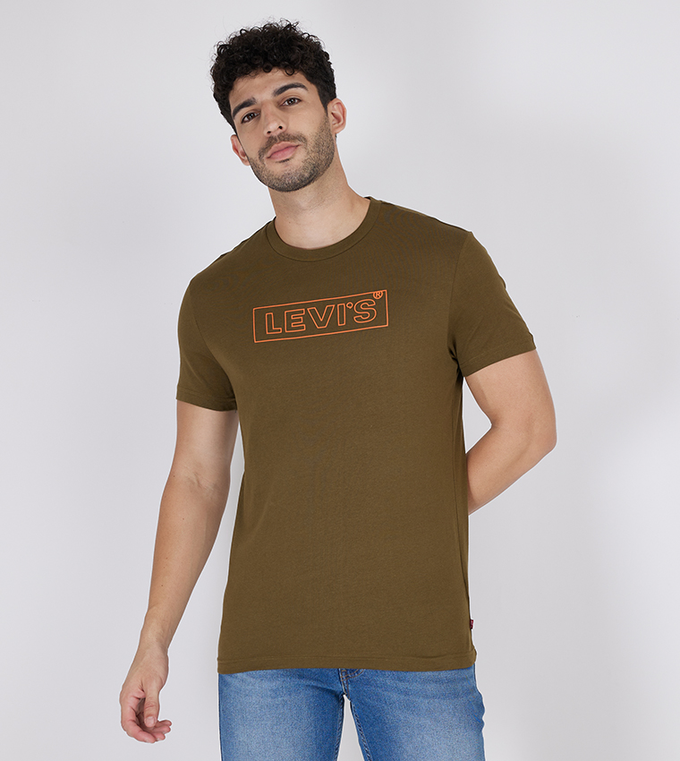 Logo Printed Crew Neck T-Shirt