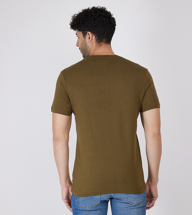 Logo Printed Crew Neck T-Shirt