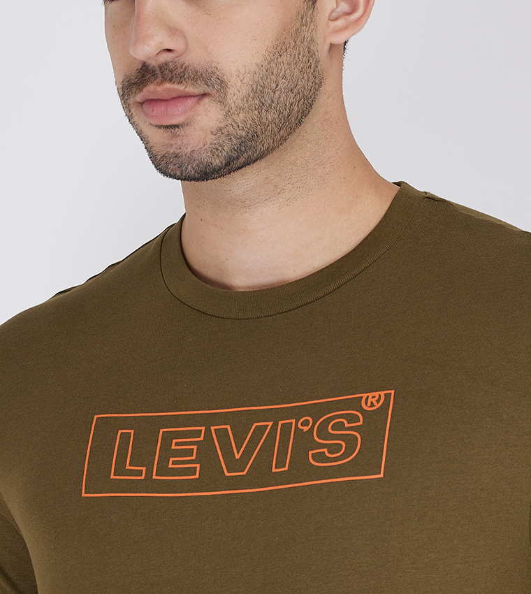 Logo Printed Crew Neck T-Shirt