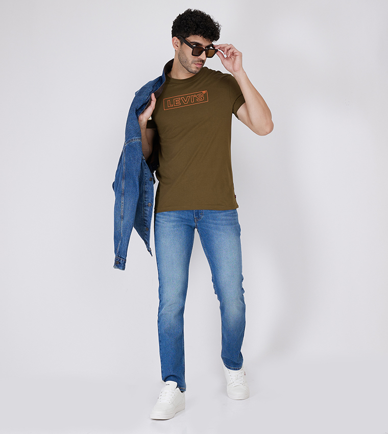 Logo Printed Crew Neck T-Shirt
