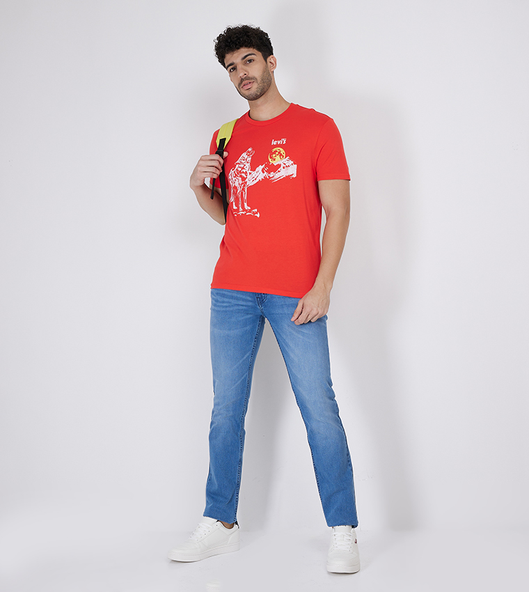 Graphic Printed Crew Neck T-Shirt