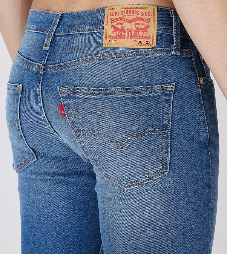 511 Mid-Rise Slim Fit Jeans