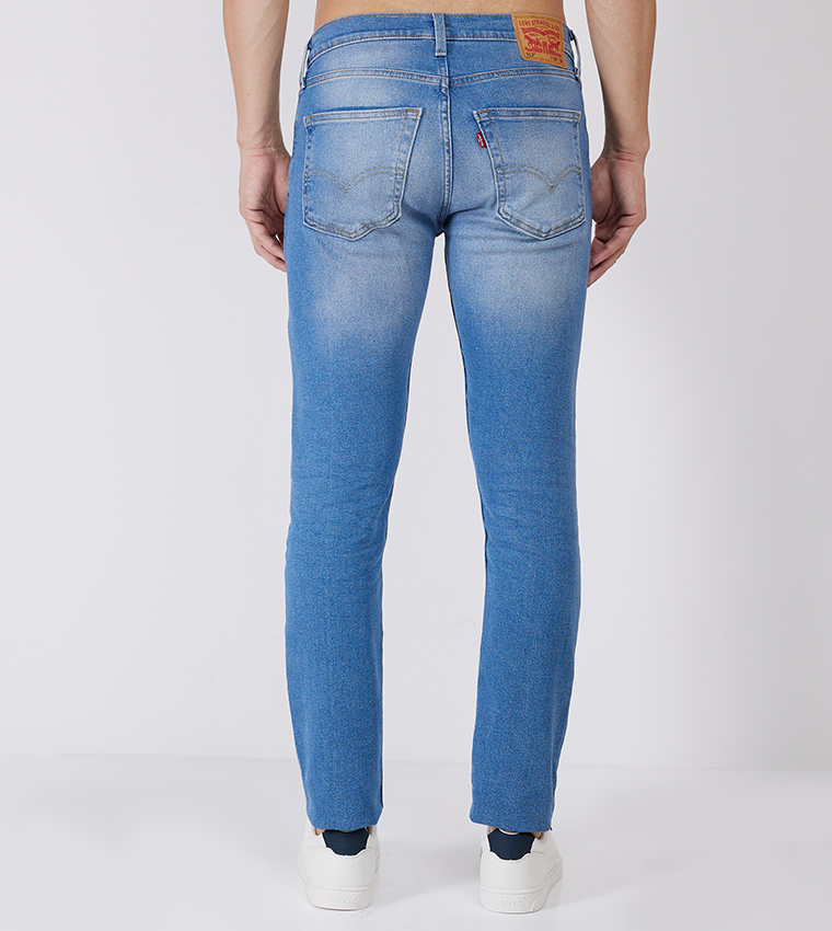 512 Mid-Rise Straight Fit Jeans